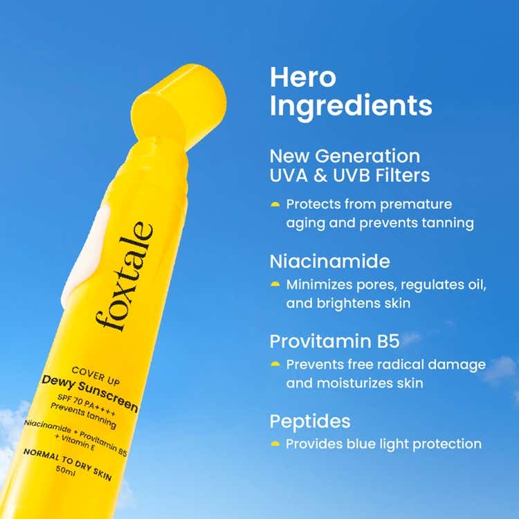 Foxtale Dewy Sunscreen SPF 50 PA++++ thumbnail 4