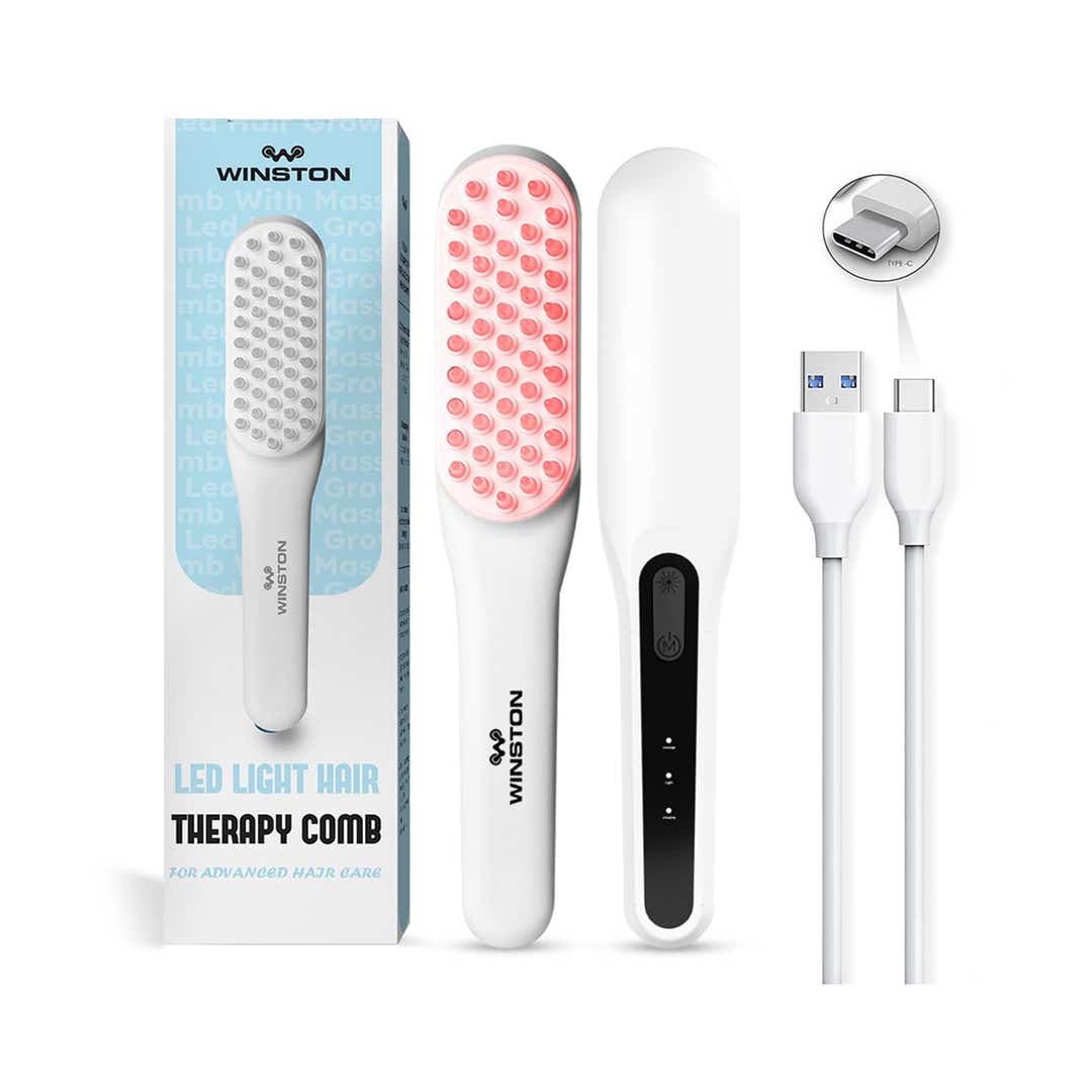 WINSTON LED Hair Growth Therapy Comb White (1Pc)