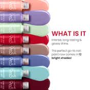 Lakme 9to5 P+G Nail - Smokey Crimson (6 ml)