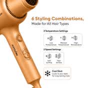 Protouch AirZ 3-in-1 Power Hair Dryer- Orange