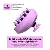 Alan Truman Mini Scalp Sos Shampoo & Massage Brush - Purple