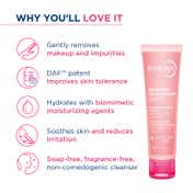 Bioderma Sensibio Gel Moussant SLS Free Cleanser With Vitamin E-24h Hydration-Micellar Gel (45ml)