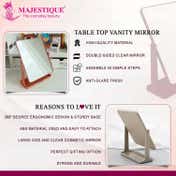 Majestique Table Top 360 Rotating Vanity Mirror