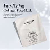 The Face Shop Collagen + Glutathione Vita Toning Sheet Mask with Hyaluronic Acids Vitamins (24 ml)