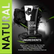 Qraa Men Men Activated Bamboo Charcoal Scrub (100 g)