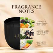 Seva Home Heirloom Classic Noir Black Candle
