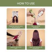 Paradyes Semi-Permanent Ruby Rush Glossy Hair Tint Enriched with Herbal Extracts Deep-Red (160 g)