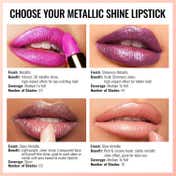 Oulac Metallic Shine Lipstick - GM06 Hugs (4.3 g)