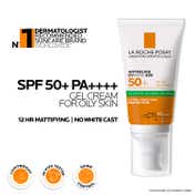 La Roche-Posay Anthelios Sunscreen UVMune 400 Oil Control Gel Cream SPF50+ (50 ml)