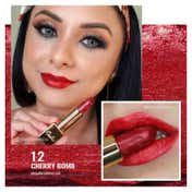 Oulac Metallic Shine Lipstick - 12-Cherry Bomb (4.3 g)