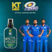 KT MEN Power Hold Liquid Hair Gel Strong Hold Finish + Shine - Mumbai Indians (120 ml)