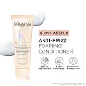 KERASTASE Gloss Absolu Anti-Frizz Foaming Conditioner for Bouncy & Glossy Hair (75 ml)