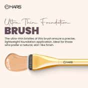 MARS Artist's Arsenal Ultra Thin Foundation Makeup Brush Golden (1 pc)