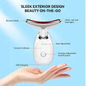 SEMINO Neck Face Firming Wrinkle Removal Tool Skin Lift Device - White