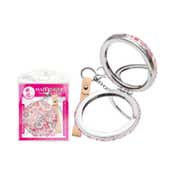 Majestique Magnifying Round Mirror with Key Chain