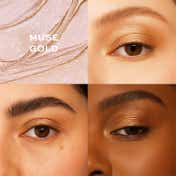 Makeup Revolution Metallic Muse Glitter Muse Eyeshadow - Gold (3.5 ml)