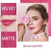 Oulac Velvet Matte Lipstick - Y07-Secret Life (3.6 g)