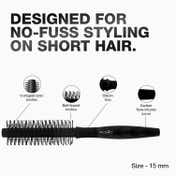 Ikonic Professional Carbon Fibre Roller Brush CFB 15 - Black