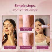 Philips Cordless Facial Hair Remover With Wide Hypoallergenic Head BRR454-00 - Pink