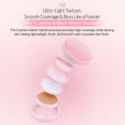Etude Double Lasting Powder Cushion foundation - 25W Natural Tan (14 g)