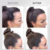 Thick Fiber Root Touch Up Powder with Brush - Black