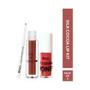 Blur India Perfect Lip Kit - Silk Cocoa (3 pcs)