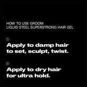 Sebastian Professional Liquid Steel Strong Hold Hair Styling Gel (140 ml)