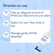 WishCare Pure & Unscented Glycerine for Healthy Skin & Hair-Hydrates and Nourishes Skin Hair (250 g)