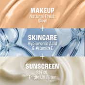 Lakme 9 to 5 Hya Skin Tint 24Hr Fresh Glow Finish SPF40 - W240-Warm Beige (27 ml)