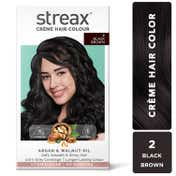 Streax Hair Colour - 2 Black Brown (70gm+50ml)