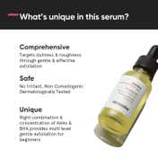 Minimalist AHA BHA 10% Exfoliator with Hyaluronic Acid for Even Tone Younger and Glowing Skin (30ml)