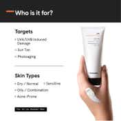 Minimalist SPF 60 PA ++++ Sunscreen With Antioxidant Silymarin,Senstive Skin,Acne & Pregnancy Safe (50g)