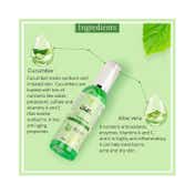Globus Naturals Cucumber Facial Skin Toner With Goodness Of Aloe Vera Extract (100ml)
