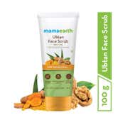 Mamaearth Ubtan Face Scrub with Turmeric & Walnut For Tan Removal (100 g)