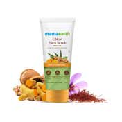 Mamaearth Ubtan Face Scrub with Turmeric & Walnut For Tan Removal (100 g)