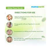 Mamaearth Ubtan Face Scrub with Turmeric & Walnut For Tan Removal (100 g)