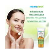 Mamaearth Ubtan Face Scrub with Turmeric & Walnut For Tan Removal (100 g)