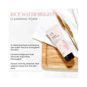 The Face Shop Rice Water Bright Foaming Cleanser (100ml)