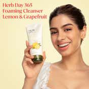 The Face Shop Herb Day 365 Lemon & Grapefruit Cleansing Foam - Korean Vitamin C Face Wash (170ml)