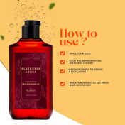 The Love Co. Black Rose & Oud Body Wash + Body Lotion Combo (Pack of 2)