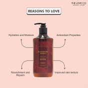 The Love Co. Black Rose & Oud Body Wash + Body Lotion Combo (Pack of 2)
