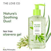 THE LOVE CO. Tea Tree Aloe Gel Natural Soothing And Hydrating Solution (250ml)