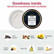 THE LOVE CO. Luxury Oud Accord Body Butter Deep Moisturization With Pure Shea Butter (200g)