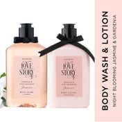 Kimirica Love Story Gardenia and Night Blooming Jasmine Shower Gel and Body Lotion Duo (2Pcs)