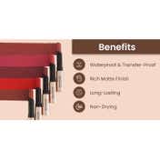 Swiss Beauty Non Transfer Waterproof Lipstick - Purple Villain (3 g)