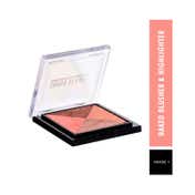 Swiss Beauty Baked Blusher & Highlighter Palette - Shade 1 (7 g)