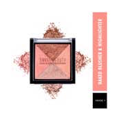Swiss Beauty Baked Blusher & Highlighter Palette - Shade 1 (7 g)