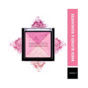 Swiss Beauty Baked Blusher & Highlighter Palette - Shade 3 (7 g)