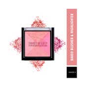 Swiss Beauty Baked Blusher & Highlighter Palette - Shade 4 (7 g)