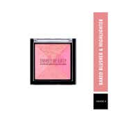 Swiss Beauty Baked Blusher & Highlighter Palette - Shade 4 (7 g)